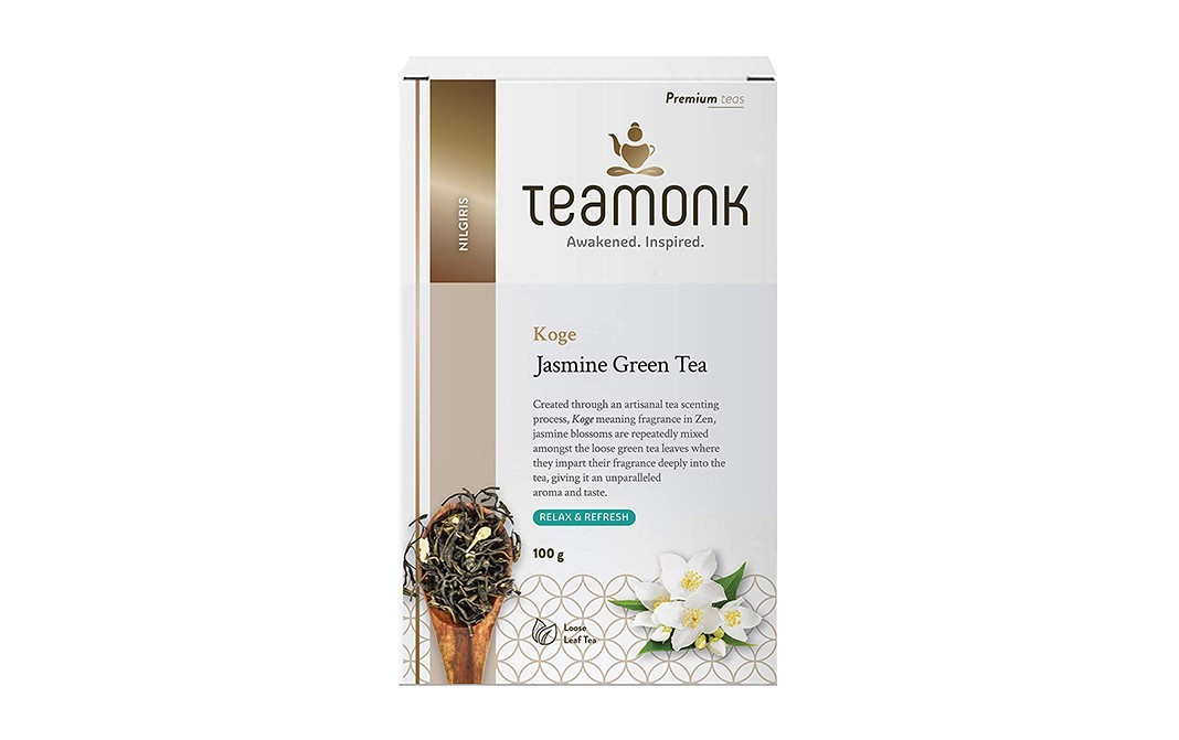 Teamonk Global Koge Jasmine Green Tea    Pack  100 grams